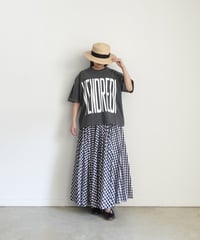 i c h i  251153  "VENDREDI / LAFIN" Pigment Over T Shirt / 2 COLORS
