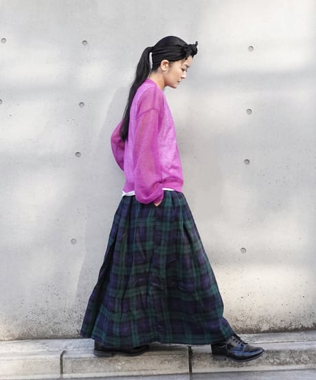 i c h i  240758 Sheer Knit Pullover / 3 COLORS