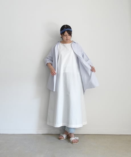 i c h i  251037 Ripstop Cotton Sleeveless Dress / 2 COLORS