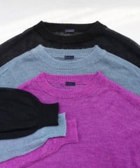i c h i  240758 Sheer Knit Pullover / 3 COLORS