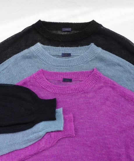 i c h i  240758 Sheer Knit Pullover / 3 COLORS