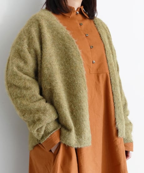 i c h i 250710 Cotton Flannel Dress / 2 COLORS