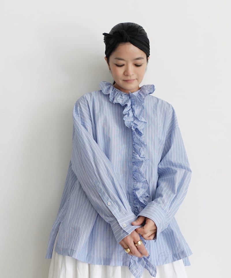 i c h i Frill Shirt / 4 COLORS | i c h i