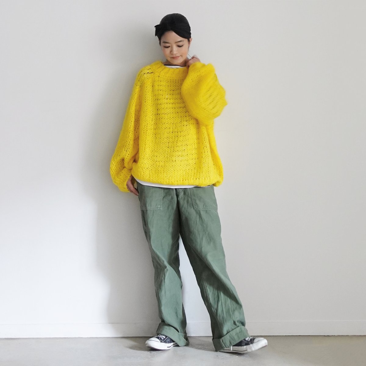 i c h i 230559 Loose Knitting Pullover / 3 COL...