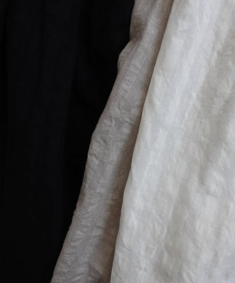 ichiAntiquités 1101110 Linen Cotton Gingham Check Skirt / 3 COLORS