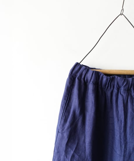 i c h i  251033  Linen Relax Pants / D : NAVY