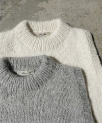 ichiAntiquités 1000387 PERU Hand Knit Wool SURI Alpaca Vest / 2 COLORS
