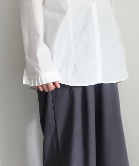 i c h i  250432 Frill Tuck Pants / 2 COLORS