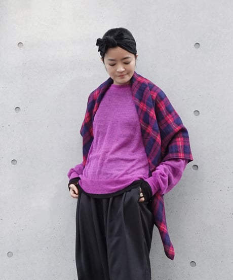 i c h i  240758 Sheer Knit Pullover / 3 COLORS