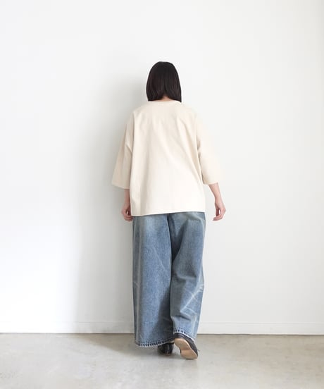 i c h i  231057  Heavy Cotton Wide Pullover / 2 COLORS