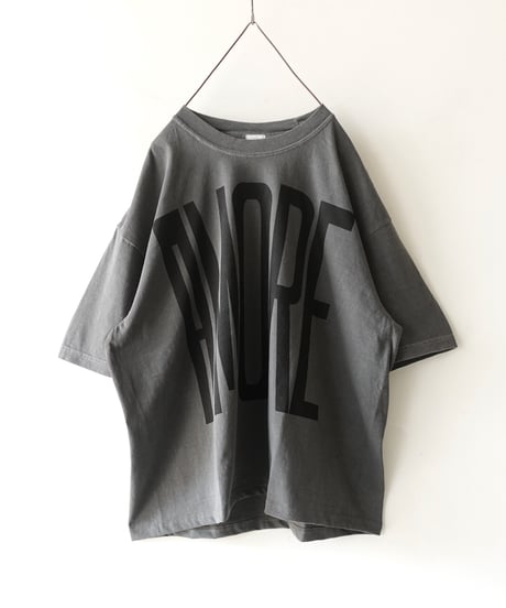 i c h i  251059  "AMORE / MIO!" Pigment Over T Shirt / 2 COLORS