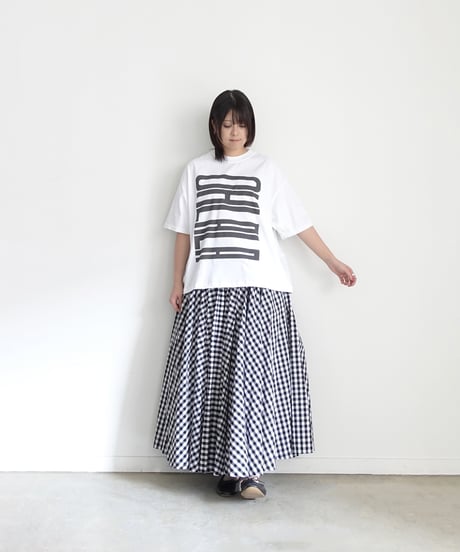i c h i  251058  "OHLALA" Pigment Over T Shirt / 2 COLORS