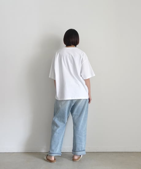 i c h i  250149  "Libre Comme l'Air" Ferris Wheel Pigment Over T Shirt / 2 COLORS
