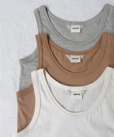 “UNDYED × Antiquités” 1000950 UNDYED Tank Top / 3 COLORS