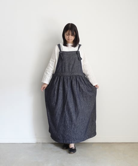 ichiAntiquités 1101107 Linen Cotton Gingham Check Pullover / 3 COLORS