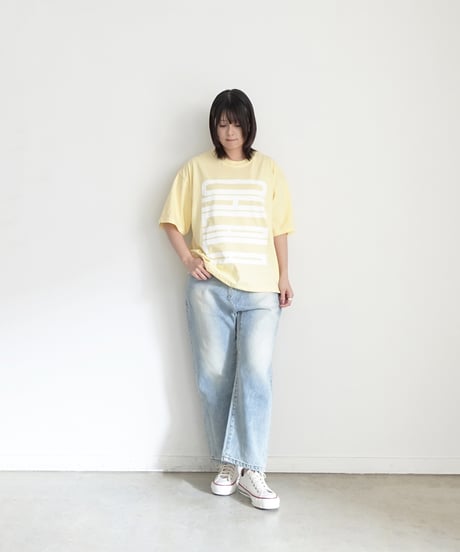 i c h i  251058  "OHLALA" Pigment Over T Shirt / 2 COLORS
