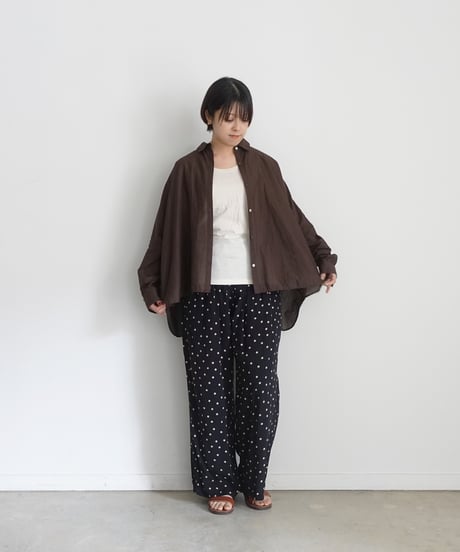 i c h i 241118 Cotton Dolman Sleeve Shirt / 7 COLORS
