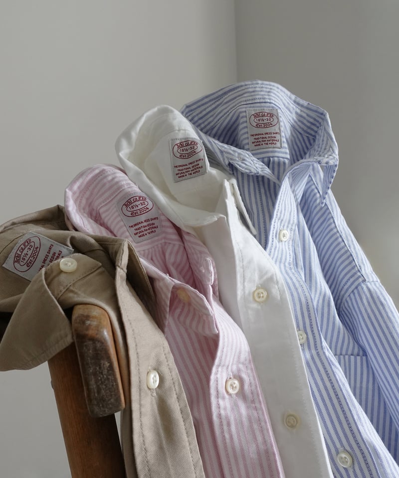 極美品 エブリデイアイライク 24ss Boyfriend Oxford シャツ OXFORD】ストレッチ セミワイドカラーシャツ（シャツ）｜FRAY