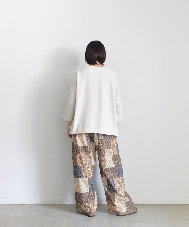 【Nページ】 i c h i 241053 Light Heavy Cotton Wide T-Shirt