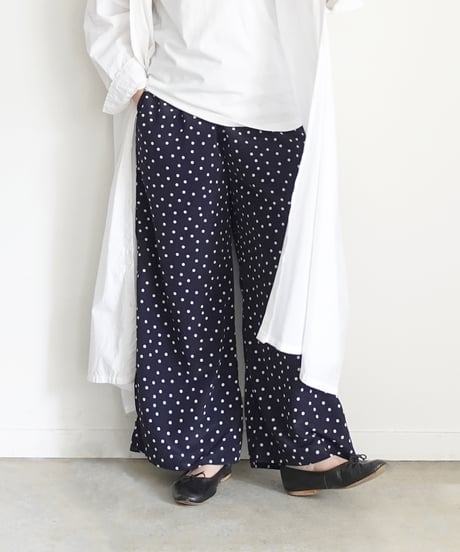 i c h i  251029  DOTS Relax Pants / 2 COLORS