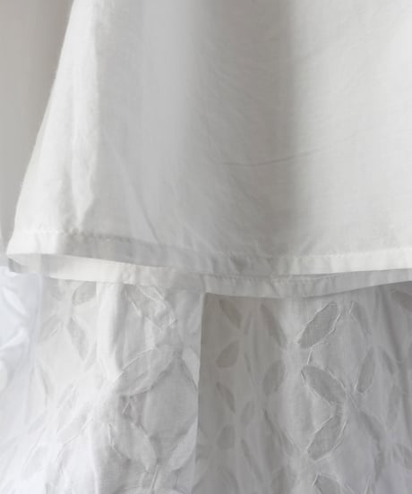ichiAntiquités 1100939 INDIA Reverse Applique Cotton Skirt / 2 COLORS