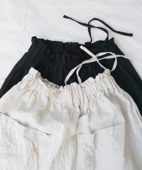 ichiAntiquités  801134  Vintage Linen Relax Pants / B : NATURAL