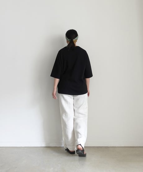 ichiAntiquités 1100959 Smooth Cotton Pullover / C : BLACK