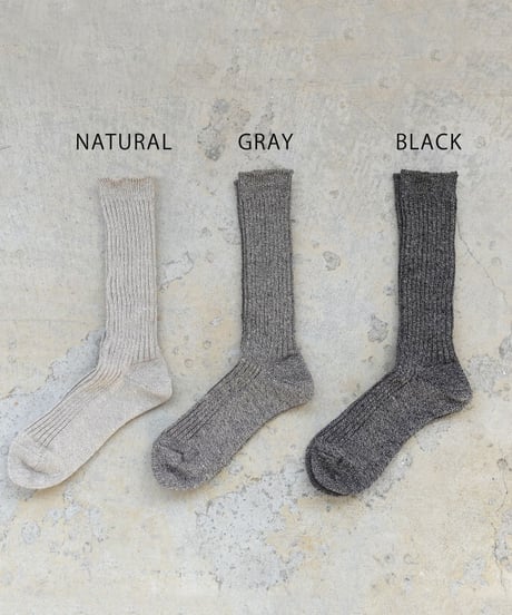 LOITER L039 Mix Linen Socks / 3 COLORS