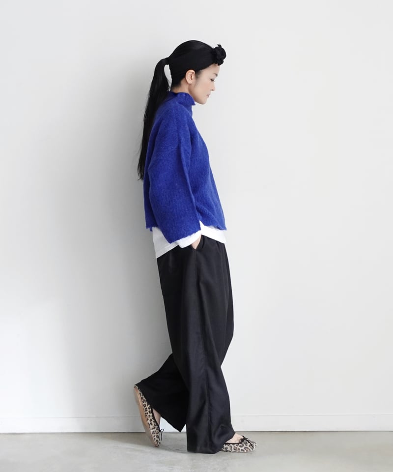 i c h i 240653 Loose Neck Knit Pullover / 3 CO