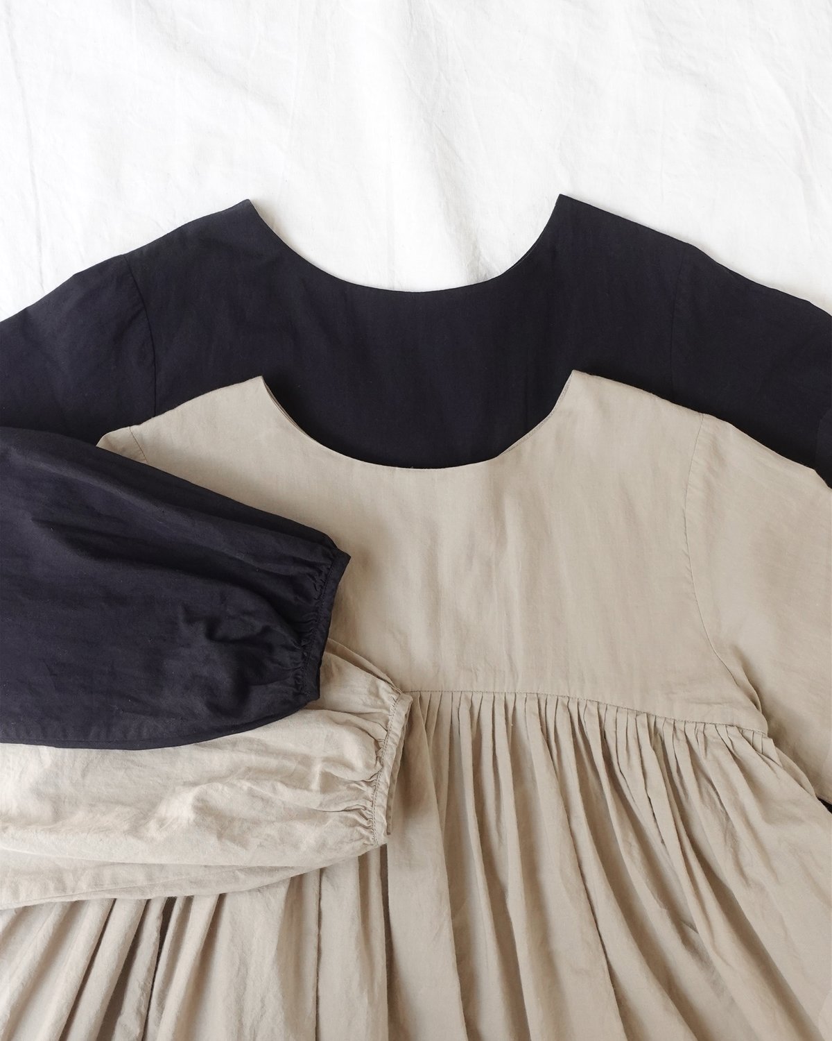 i c h i 241018 Cotton Linen 2way Dress / 2 COLO