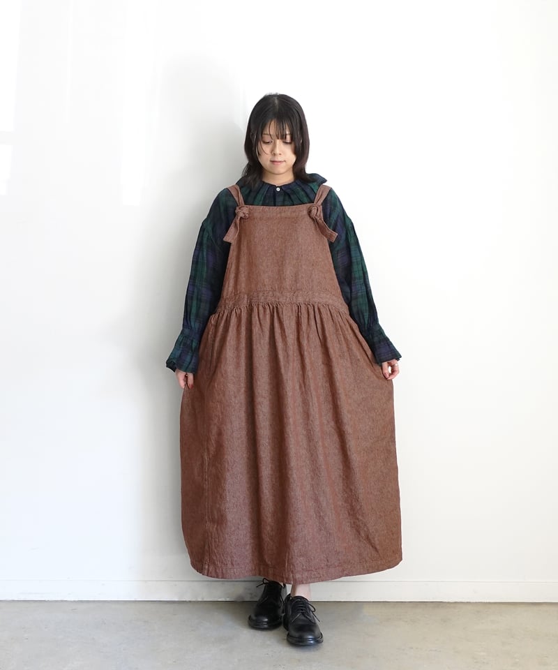 ichiAntiquités 1100934 Linen Cotton Denim Apron