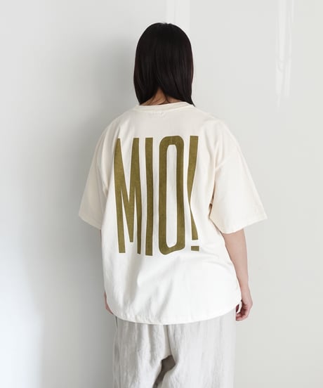 i c h i  251059  "AMORE / MIO!" Pigment Over T Shirt / 2 COLORS
