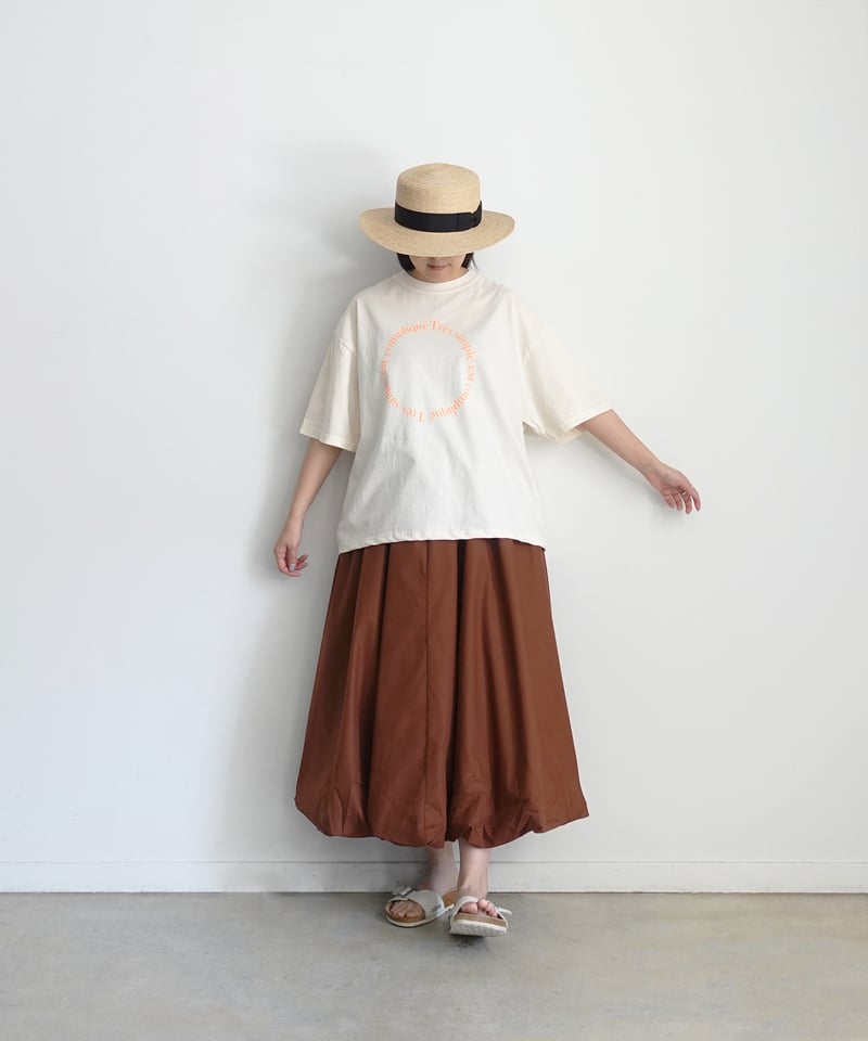 i c h i 250424 Cotton Balloon Skirt / 2 COLOR