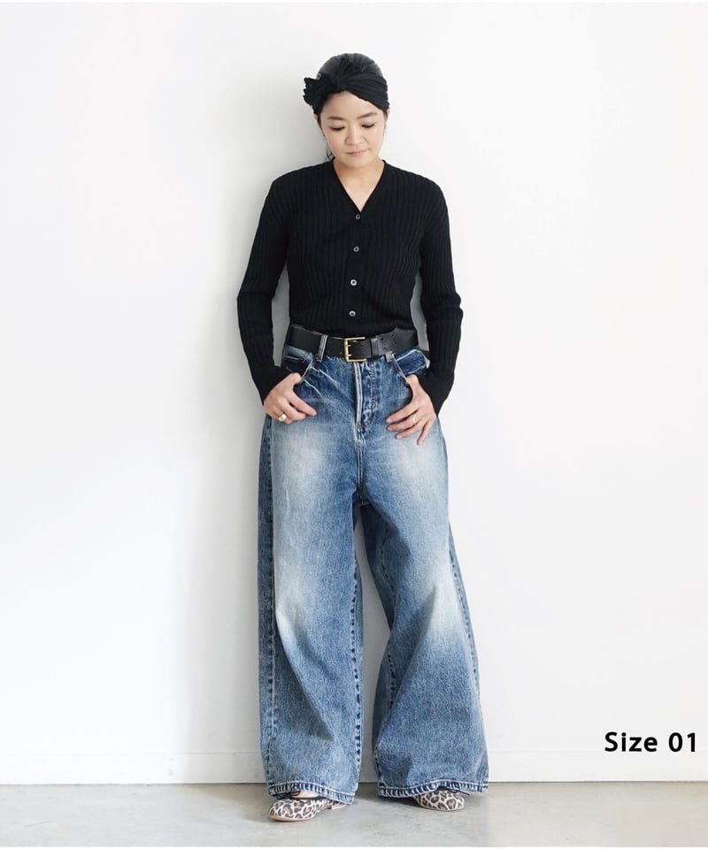 i c h i 230430 DENIM Wide Pants / A : LIGHT・2 i c h i 230430 DENIM Wide Pants / A : LIGHT・2