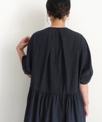 ichi Antiquités 1101105 Cotton Linen Atelier Dress / 2 COLORS