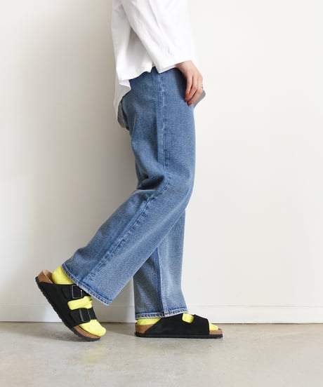 LOITER L047 Linen Color Rib Socks / 2 COLORS