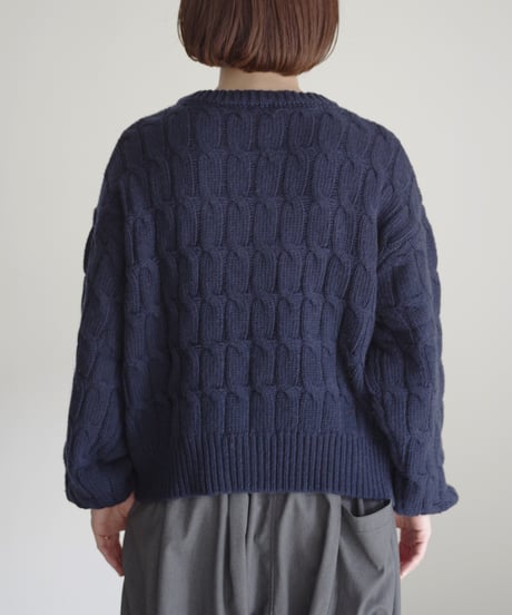 i c h i  250756 Cable Knit Pullover / 3 COLORS