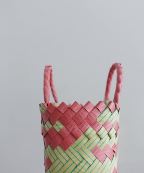 KYUCA  KY0343  Mix Color Plastic Marché Basket / 4 COLORS ( size XS )