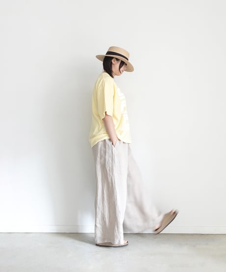 i c h i  251058  "OHLALA" Pigment Over T Shirt / 2 COLORS