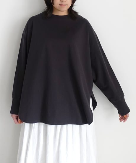 i c h i  251061 Cotton Dolman Sleeve Loose Pullover / 2 COLORS