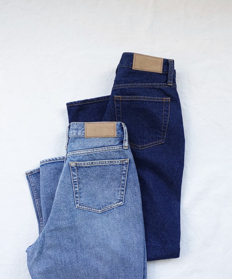 i c h i 231012 DENIM 5 Pocket Pants / B : LIG