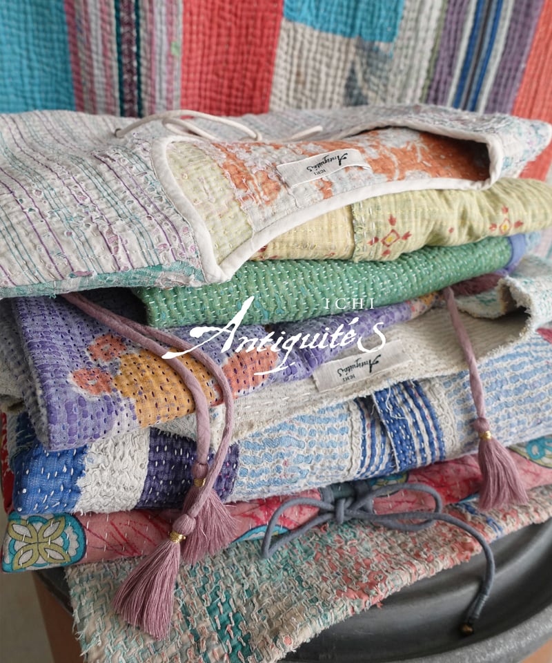 vintage ラリーキルト　Rallyquilt 古布　アンティーク　インド綿 vintage ラリーキルト Rallyquilt 古布 アンティーク インド綿