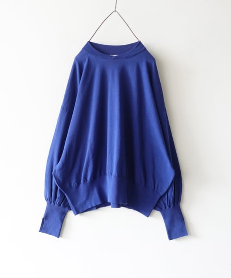 i c h i  251073 Slit Cuff Cotton Knit Pullover / 3 COLORS