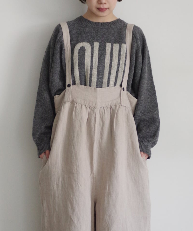 i c h i 250467・250468 Shetland Wool Knit Pull