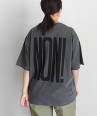i c h i  260151 "OUI / NON" Pigment Over T Shirt / 4 COLORS