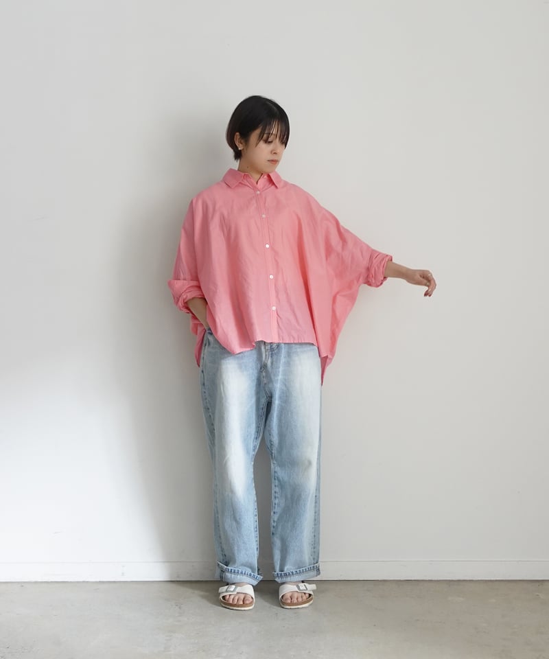 i c h i 241118 Cotton Dolman Sleeve Shirt / 7 C