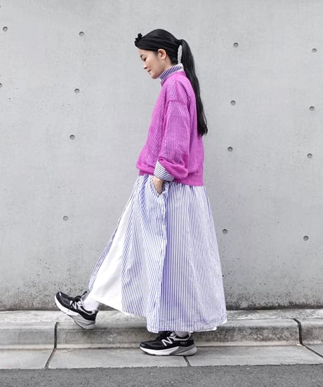 i c h i  240758 Sheer Knit Pullover / 3 COLORS