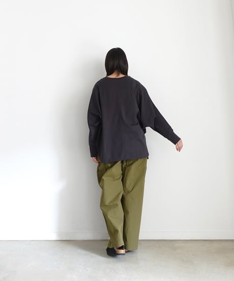 i c h i  251061 Cotton Dolman Sleeve Loose Pullover / 2 COLORS