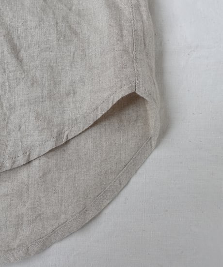 【 ONLINE LIMITED 】Antiquités 1000631 Linen Vacances Over Shirt / 2 COLORS