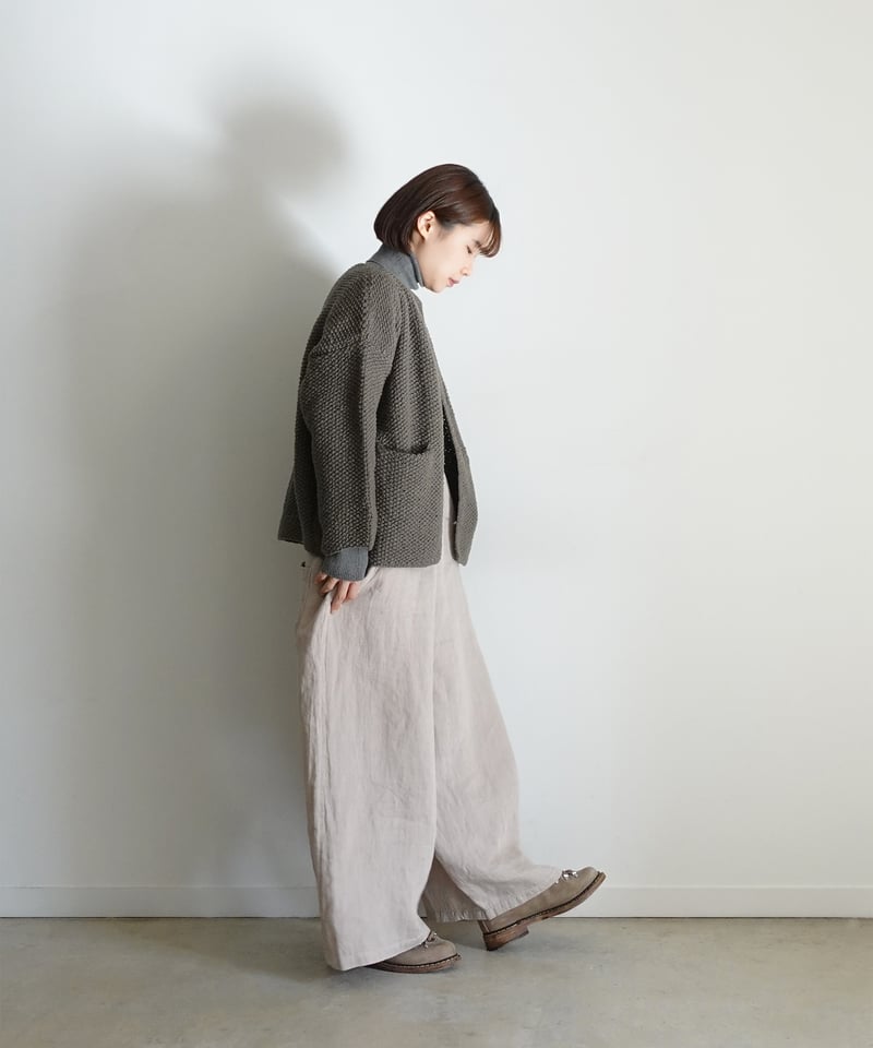 サロペット・オーバーオール・オールインワン eaphi linen like fringe salopette Eaphi linen like fringe salopette